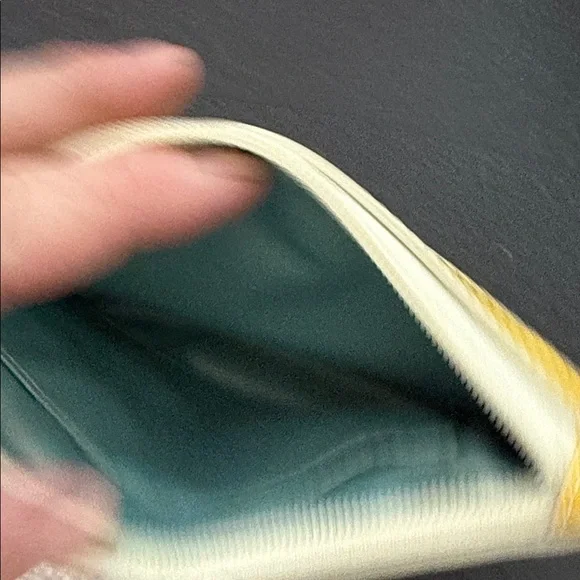 Coach Yellow Embossed Wristlet - Picture 4 of 4